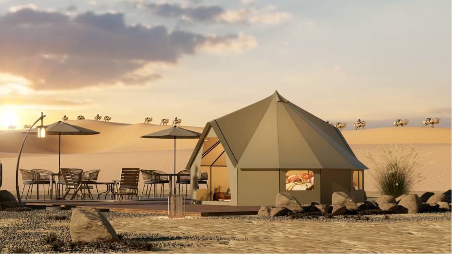 威海露营酒店帐篷厂家